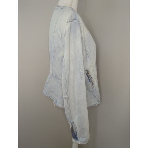 Blank NYC denim Retro 90s style light wash part time lover jacket - Picture 7 of 9